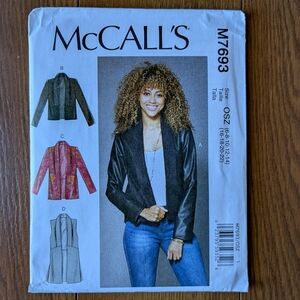 McCalls M7693 UNCUT Pattern Sizes 6-20 With 4 Variations